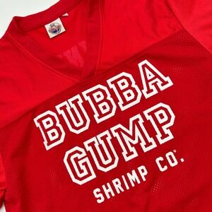 Bubba Gump Shrimp Co Restaurant Gatlinburg Football‎ Jersey Shirt Size L